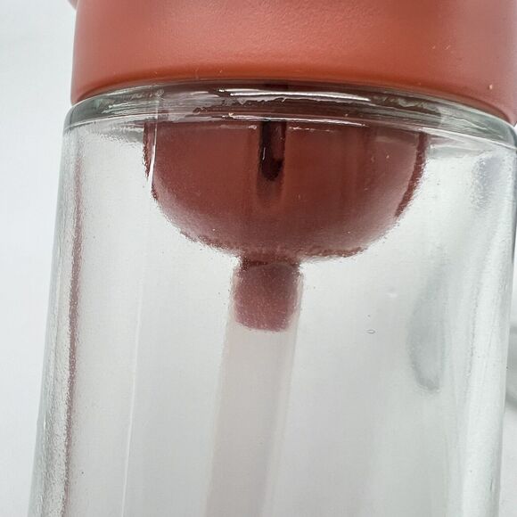 Kitchen Oil Vinegar Dispenser Bottle Set Glass Cruet Silicone Brush Stopper NEW - Picture 9 of 9